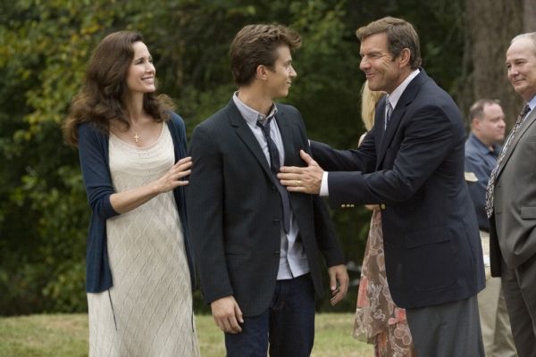 Andie MacDowell, Kenny Wormald, and Dennis Quaid Photo