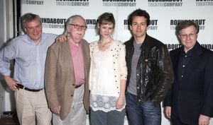 Doug Hughes (Director), Thomas Meehan (Book), Jill Paice, Julian Ovenden & Maury Yest Photo