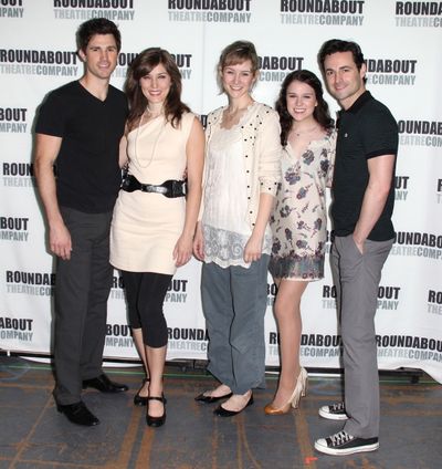 Matt Cavenaugh, Mara Davi, Jill Paice, Alexandra Socha, & Max Von Essen attending the Photo