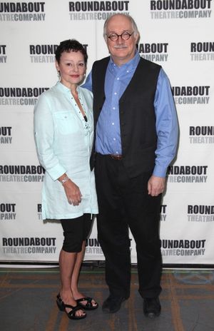 Linda Balgord & Simon Jones attending the Meet & Greet for The Roundabout Theatre Company's off Broadway Production of 'Death Takes A Holiday' in New York City. @ BroadwayWorld Linda Balgord & Simon Jones attending the Meet & Greet for The Roundabout Theatre Com Photo