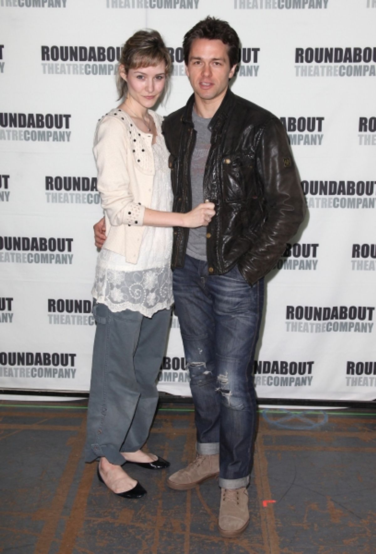 Jill Paice & Julian Ovenden attending the Meet & Greet for The Roundabout Theatre Company's off Broadway Production of 'Death Takes A Holiday' in New York City. at 
