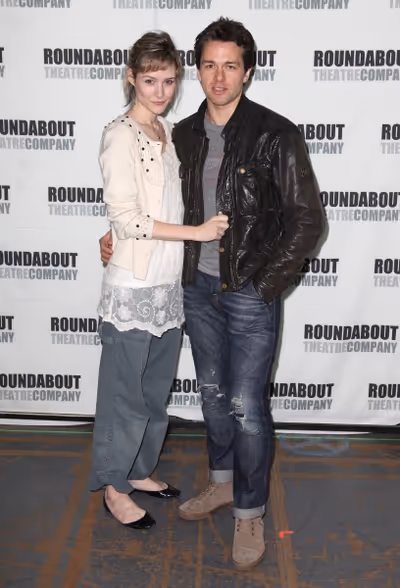 Jill Paice & Julian Ovenden attending the Meet & Greet for The Roundabout Theatre Com Photo