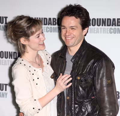 Jill Paice & Julian Ovenden attending the Meet & Greet for The Roundabout Theatre Com Photo