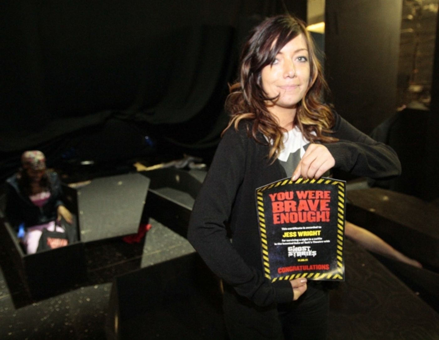 Photo Coverage: GHOST STORIES Challenge Fans To Spend A Night In A Coffin! Photo Coverage: GHOST STORIES Challenge Fans To Spend A Night In A Coffin! Image