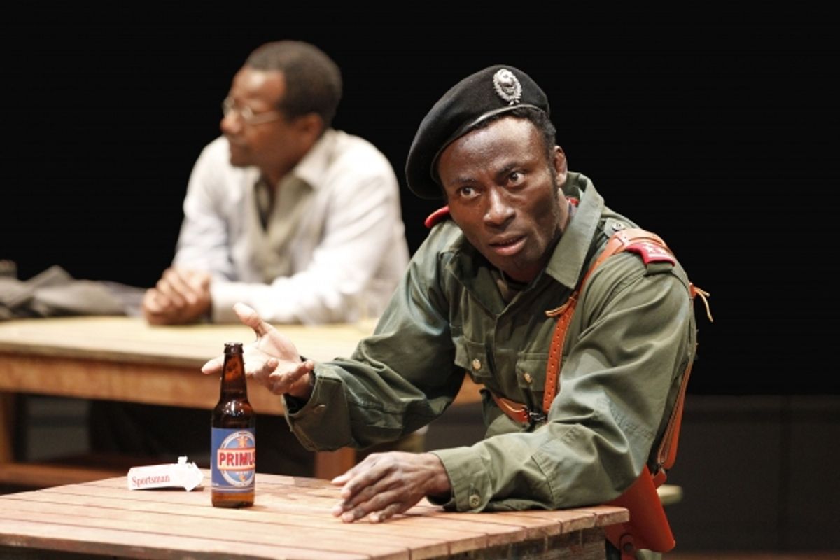 Jeremiah W. Birkett and Babs Olusanmokun at 