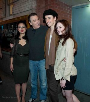 T.V. Carpio, Patrick Page, Reeve Carney and Jennifer Damiano
 Photo
