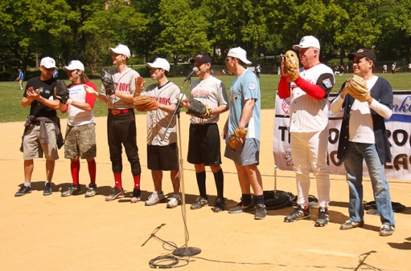 Photo Coverage: Tveit, CATCH ME, Falco & More Kick Off Broadway Show Softball League  Image