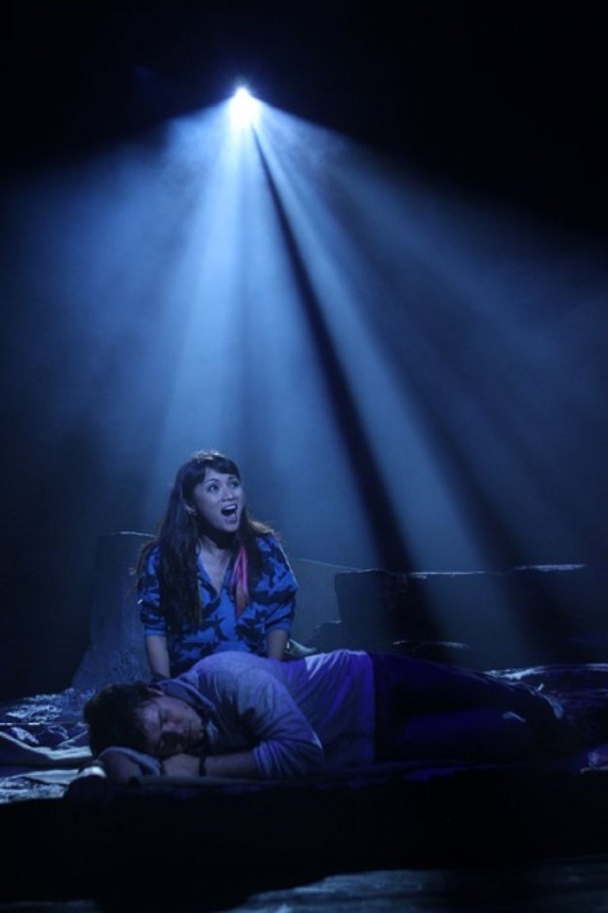 ennifer Paz (Mary Magdalene), Aaron Finley (Jesus) at 