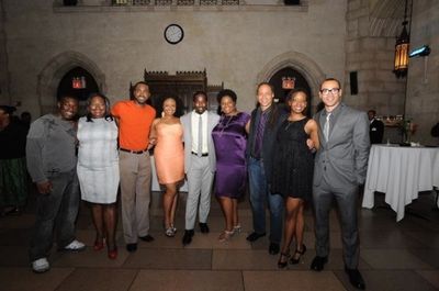 Charles Mack, Dietrice Bolden, cast member Rumando Kelly, Kelechi Ezie, Daniel Beaty, Photo