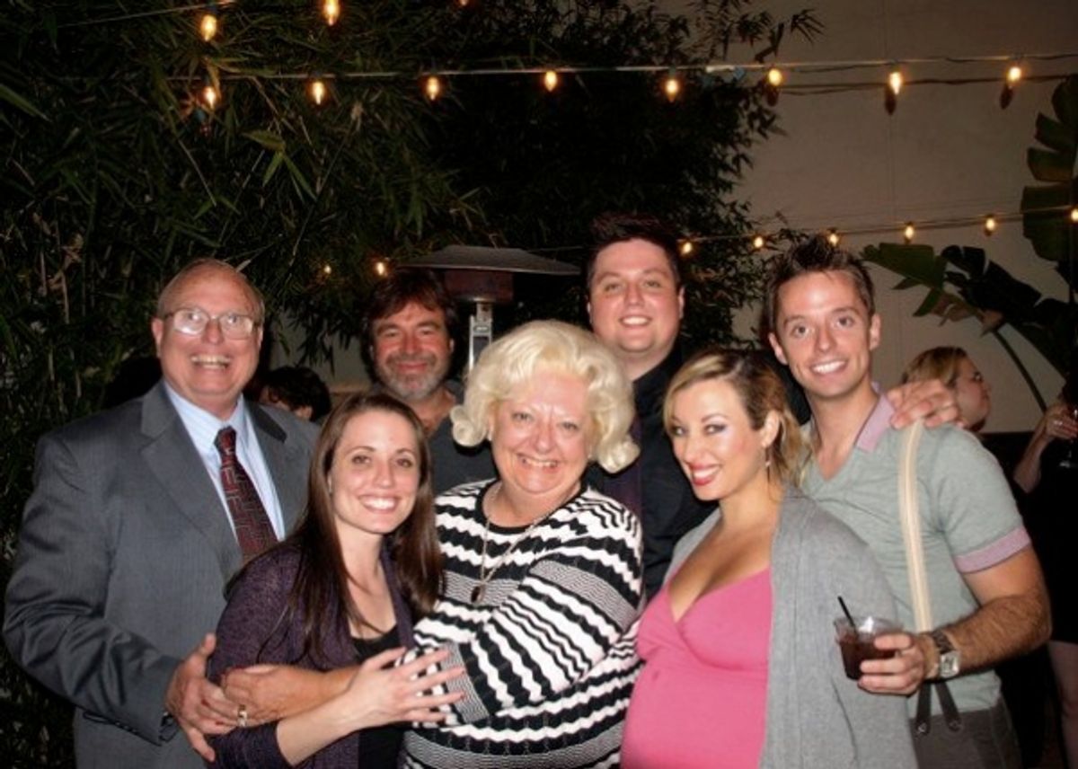 T.J. Dawson and his family at 