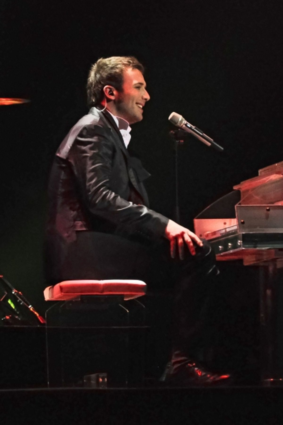 Raphael Gualazzi from Italy performs 'Madness Of Love'  at 