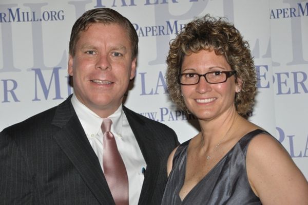 Michael Row and Lynn Van Nosdall (Center Stage Celebration Committee) Photo