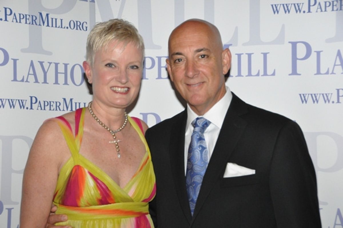Kristin Wenger and Kenneth P. Wenger (Chair of the Board of Trustees) at 