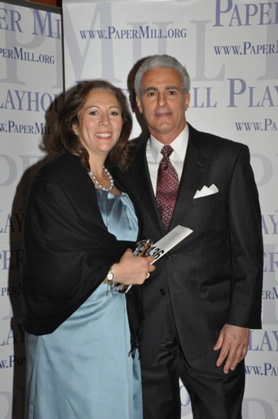Lauren Ferrari (Board of Trustees) and Richard Gonzalez Photo