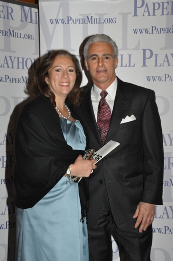 Lauren Ferrari (Board of Trustees) and Richard Gonzalez Photo