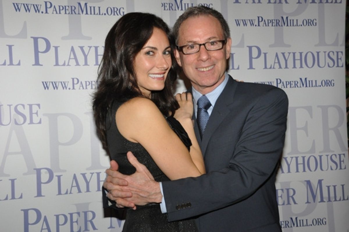 Laura Benanti and Patrick Parker (Associate Artistic Director of Paper Mill) at 