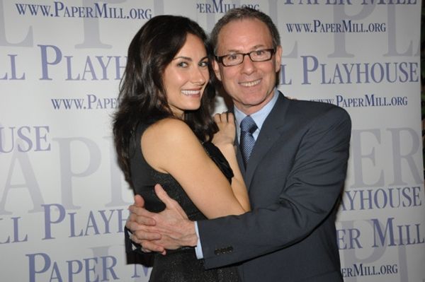 Laura Benanti and Patrick Parker (Associate Artistic Director of Paper Mill) Photo