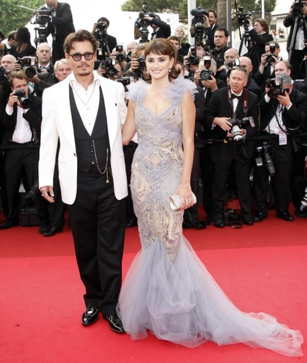 May 15, 2011 - Cannes, France -  CANNES, FRANCE - MAY 14:   Actors Johnny Depp and Pe Photo