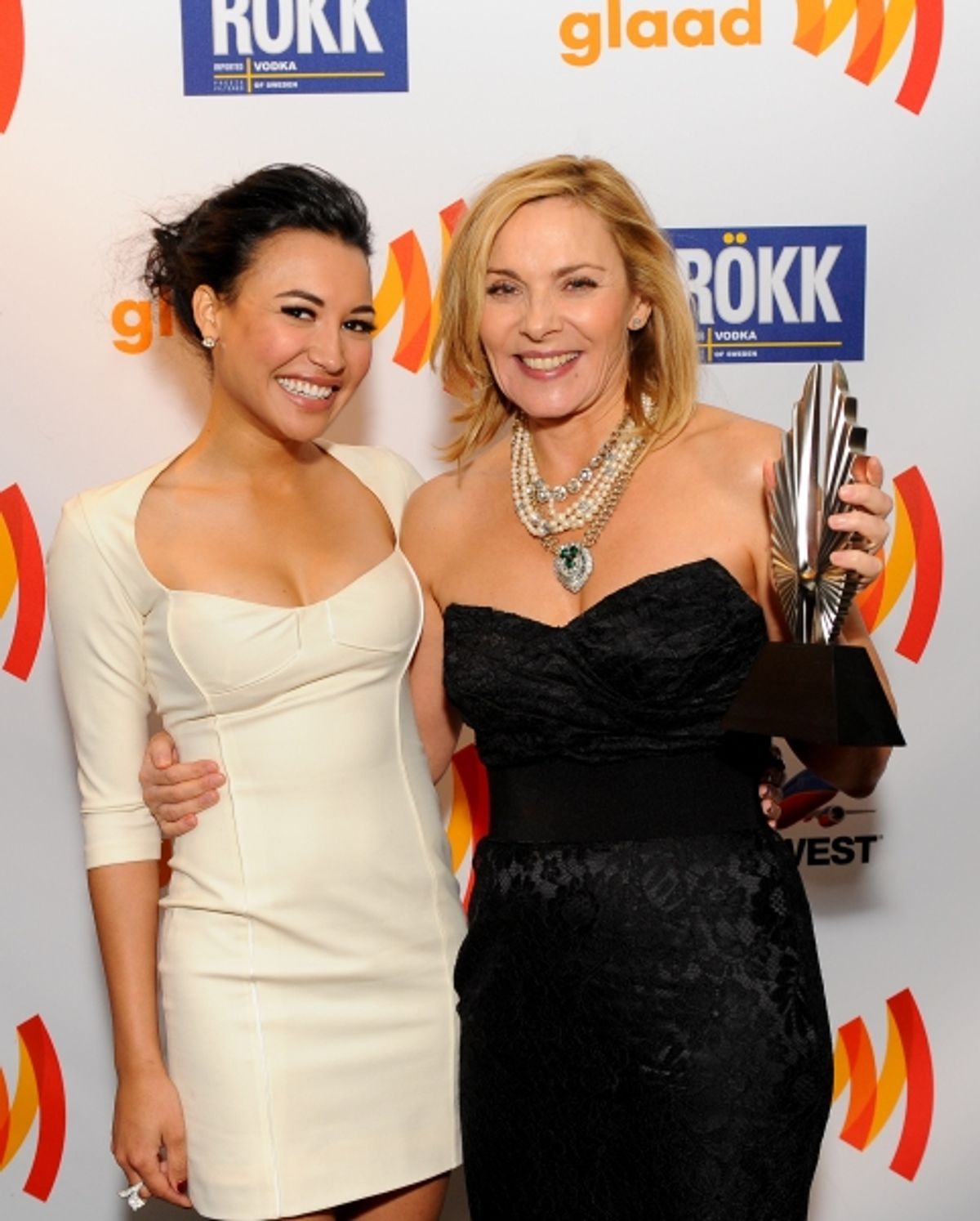 Naya Rivera and Kim Cattrall at 