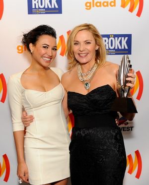 Naya Rivera and Kim Cattrall @ BroadwayWorld Naya Rivera and Kim Cattrall Photo