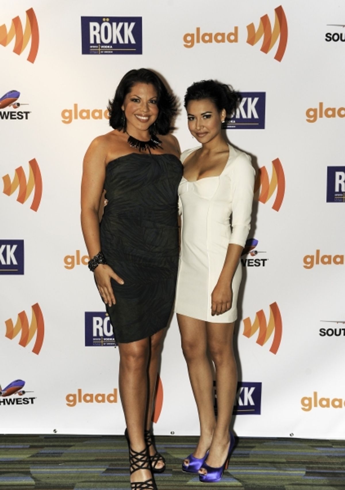 Sara Ramirez and Naya Rivera at 