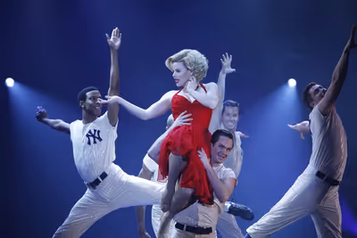 SMASH -- Pilot -- Pictured: (center) Megan Hilty as Ivy  Bell -- Photo by: Will Hart/ Photo