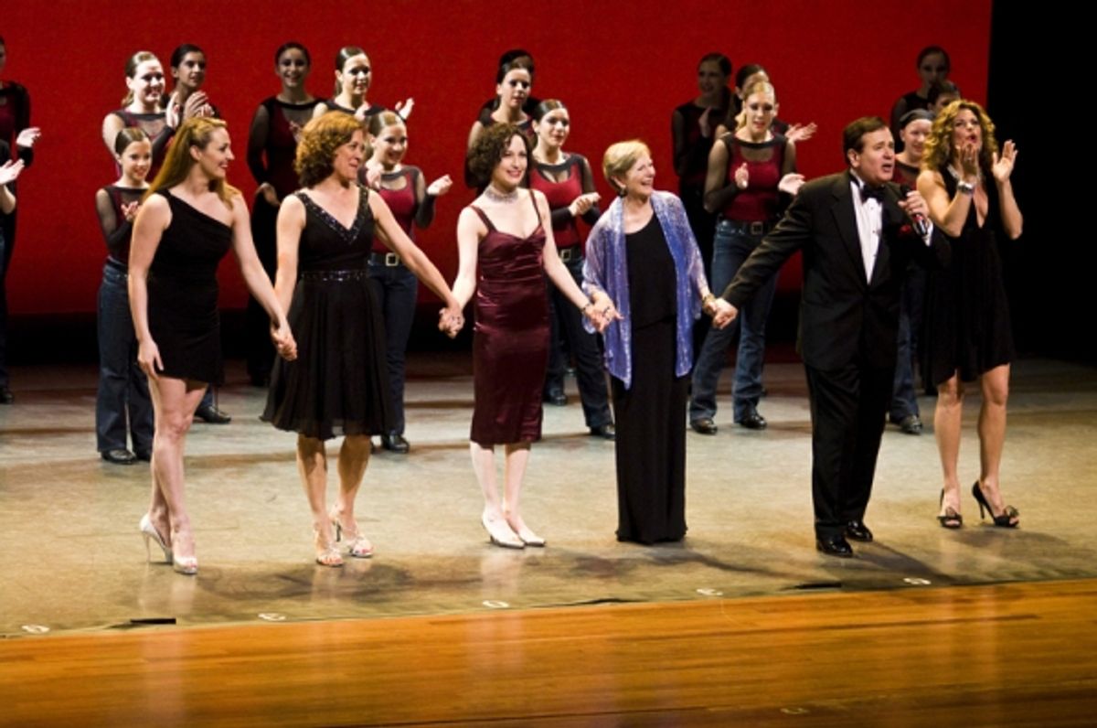 Shannon Lewis, Karen Ziemba, Bebe Neuwirth, Ava Astaire, Lee Roy Reams & Rachelle Rak  at 