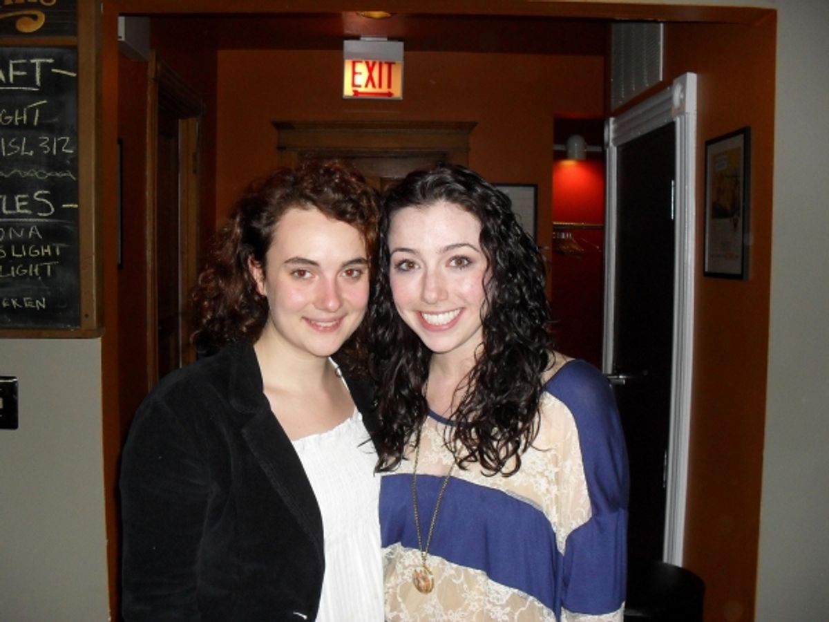 Hilary Williams and Jill Oliver at 