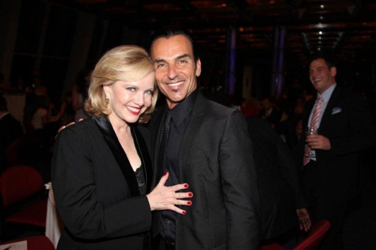Susan Stroman and director  Joe Lanteri  at 