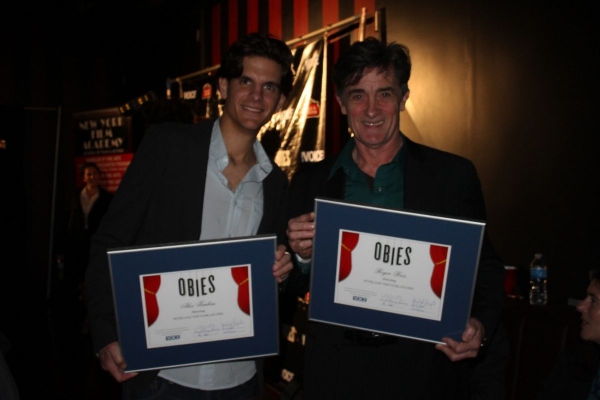 Alex Timbers and Roger Rees at 