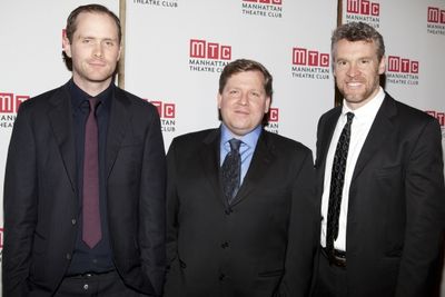 Patrick Carroll, David Lindsay-Abaire and Tate Donovan Photo