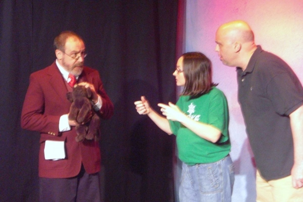 Michael Moore, Nikki Smith and Scott Tobin at 