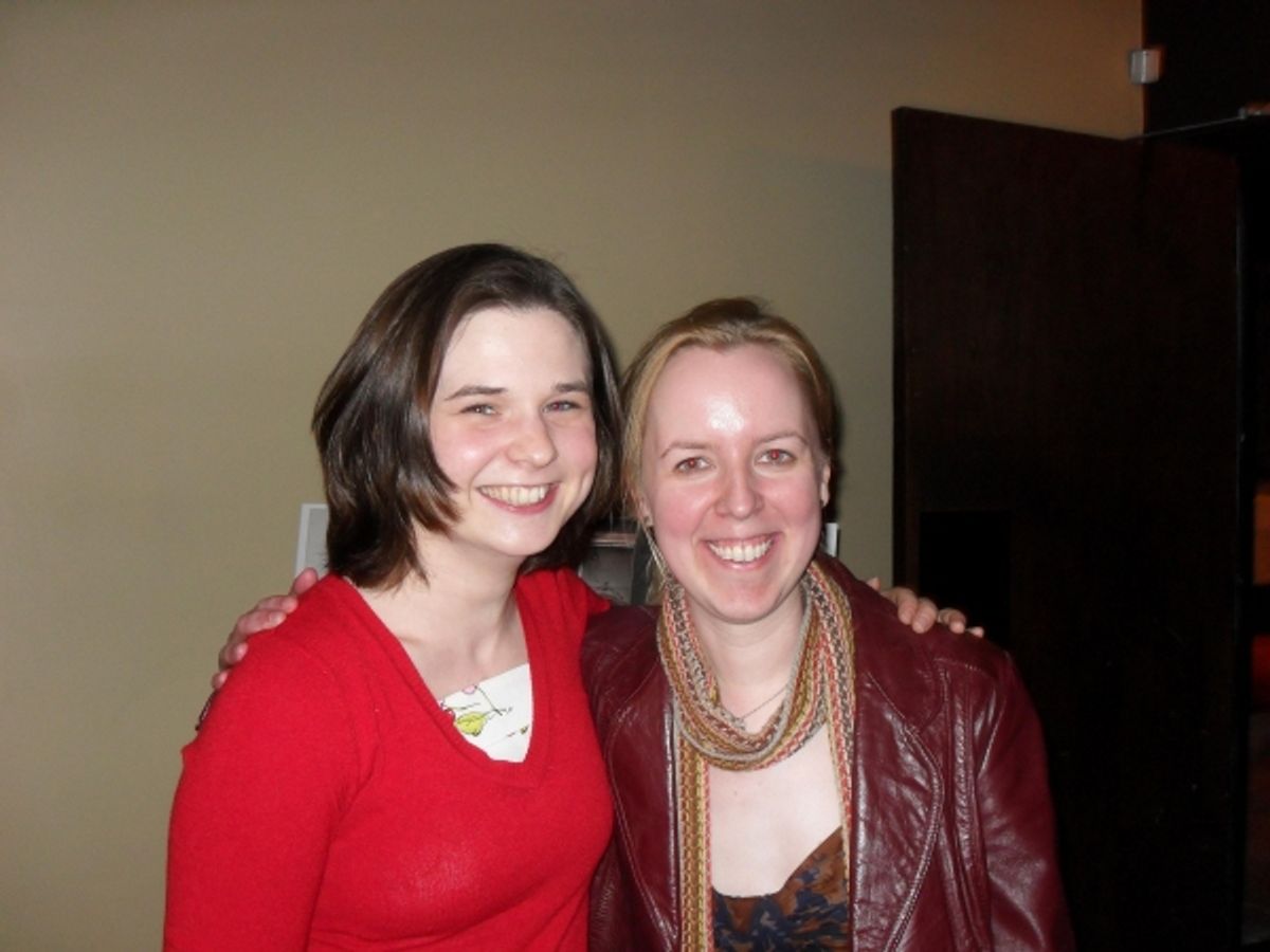 Joanne Dubach and Kyra Morris at 