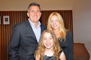 Bill Tompkins, Megan Tompkins with their daughter Tanner Tompkins Photo