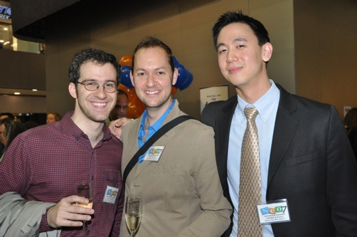 Will Aronson, Bill Nelson and Derrick Wang at 
