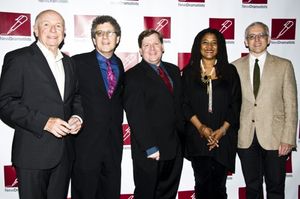 Terrence McNally, New Dramatists artistic director Todd London, David Lindsay Abaire, Lynn Nottage & Donald Marguilies @ BroadwayWorld Terrence McNally, New Dramatists artistic director Todd London, David Lindsay Abaire, Photo