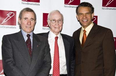 Jim Dale, Roger Berlind & Brian Stokes Mitchell Photo