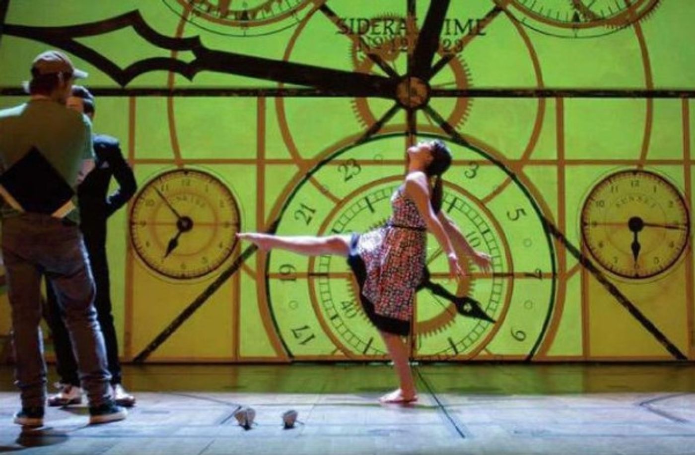 Photo Flash: Lea Michele Visits Set of WICKED for GLEE!  Image