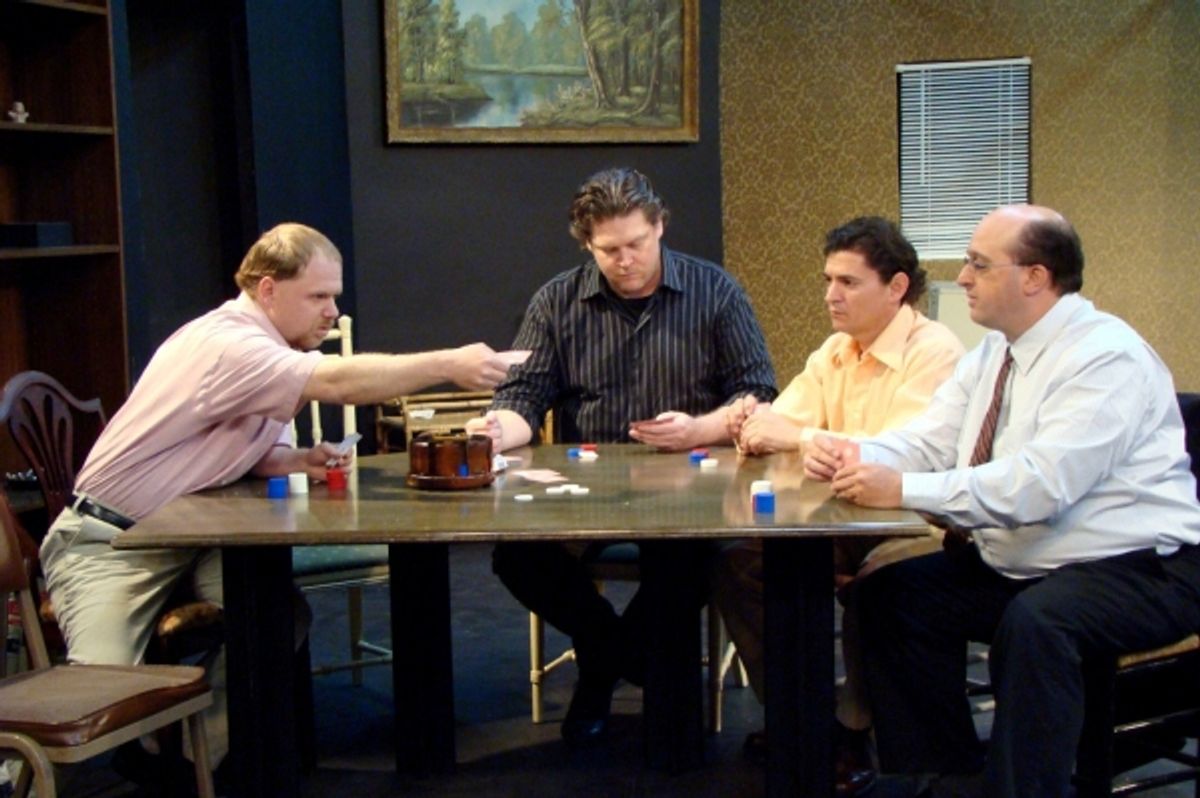Odd Couple L-R: Russell Nielsen, Tom Flynn, John Sutton and David Cervera at 
