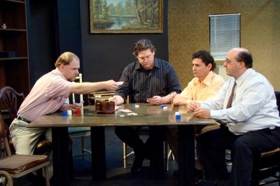 Odd Couple L-R: Russell Nielsen, Tom Flynn, John Sutton and David Cervera Photo