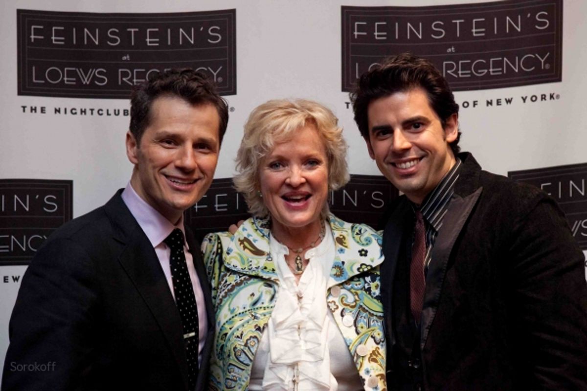 Tom Postilio, Christine Ebersole, Tony DeSare at 