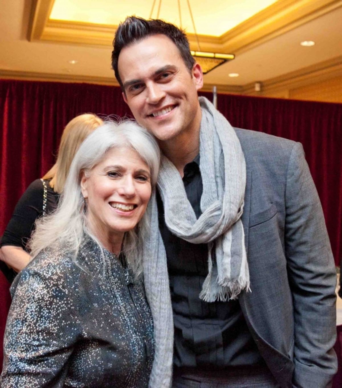 Jamie DeRoy & Cheyenne Jackson at 