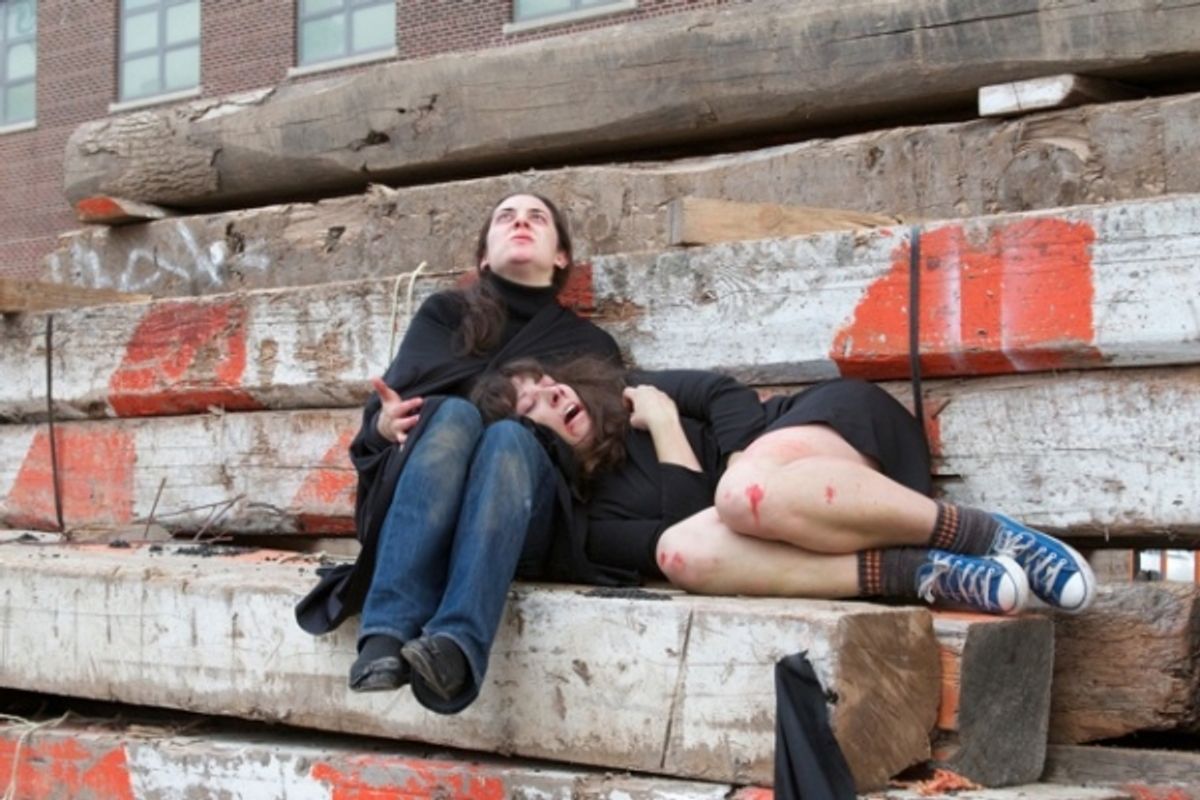 Sarah Matteucci and Kristina Mueller at 