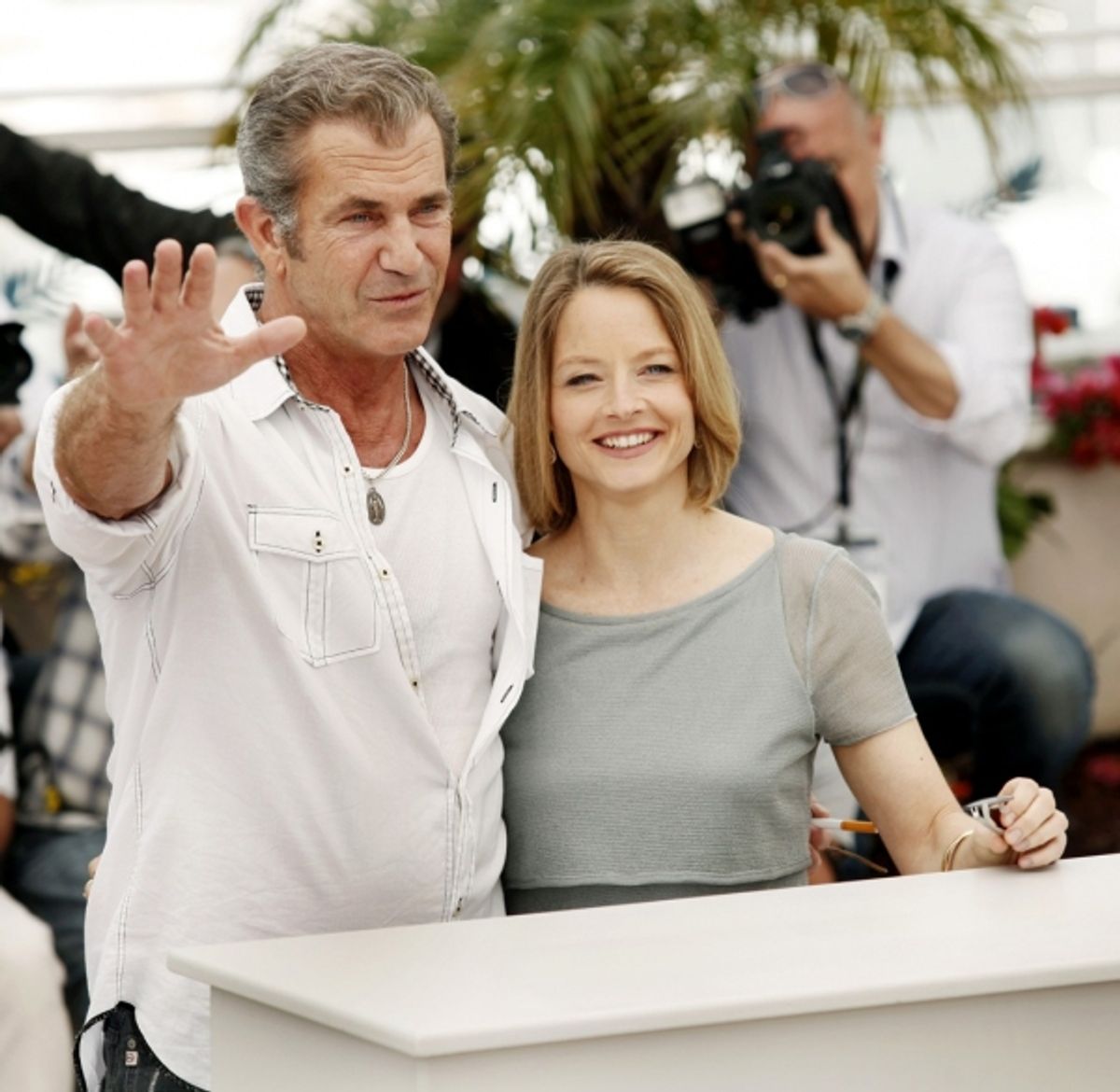 Mel Gibson and Jodi Foster at 