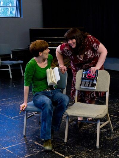 The Grays: Claire (Colleen Carey) and Mira (Amelia Meckler) Photo