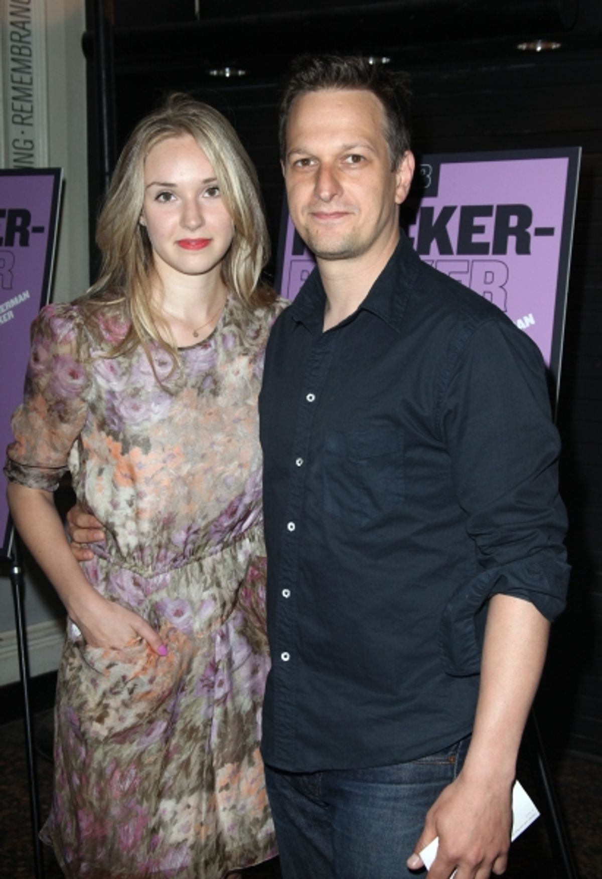 Sophie Flack & Josh Charles attending the Opening Night Public LAB Production of 'KnickerBocker' at the Public Theater in New York City.  at 
