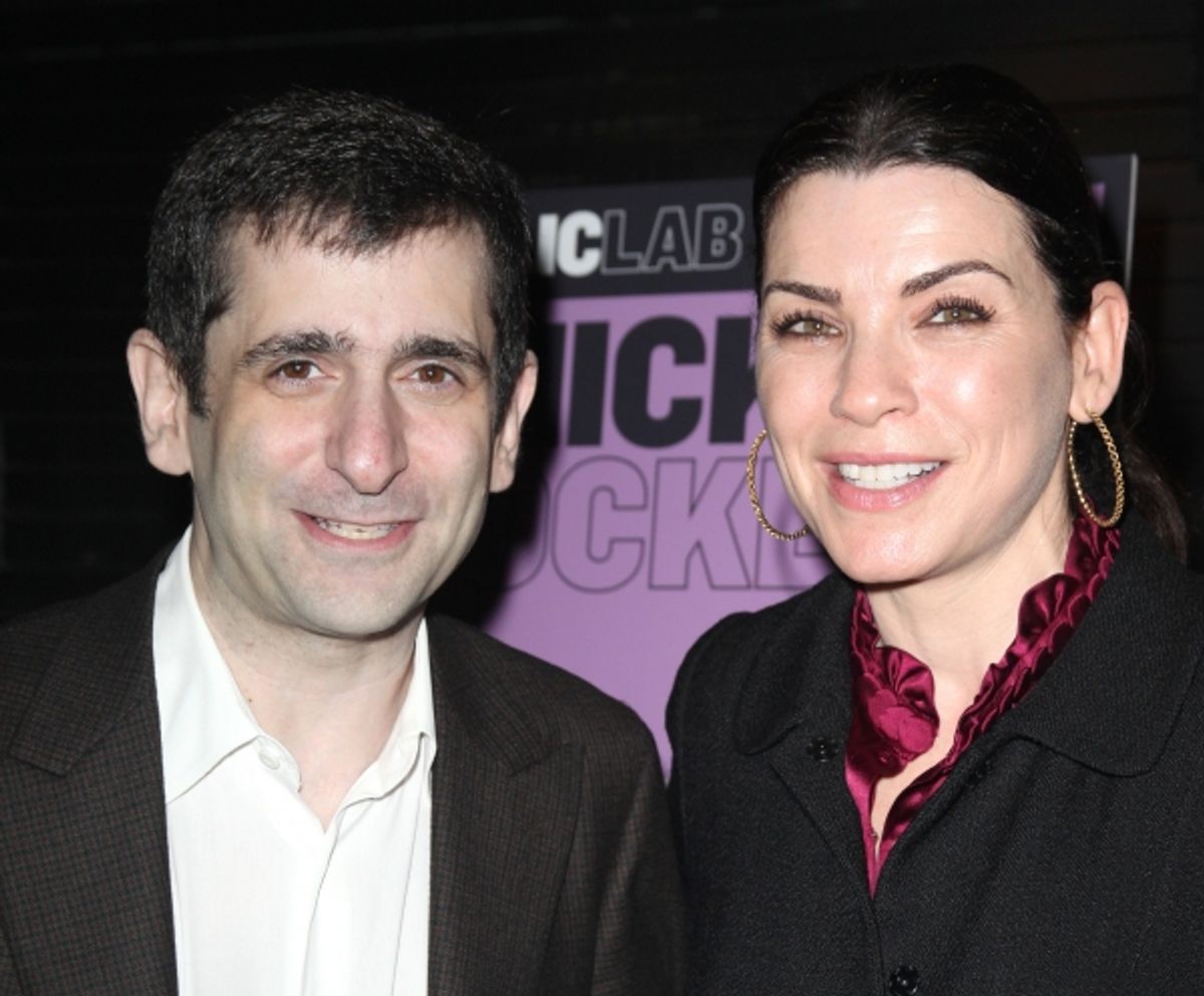 Jonathan Marc Sherman & Julianna Margulies attending the Opening Night Public LAB Production of 'KnickerBocker' at the Public Theater in New York City.  at 