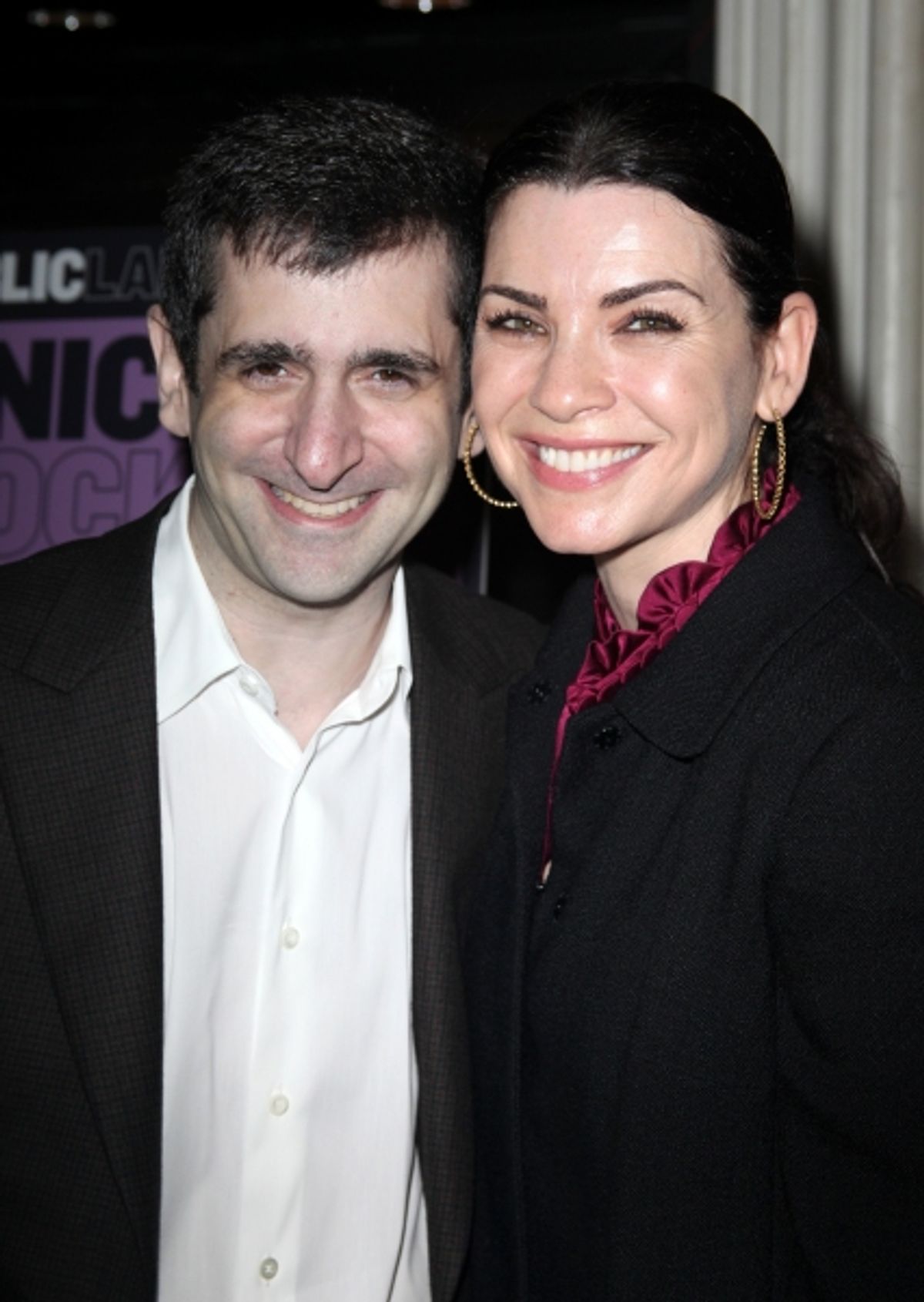 Jonathan Marc Sherman & Julianna Margulies attending the Opening Night Public LAB Production of 'KnickerBocker' at the Public Theater in New York City.  at 