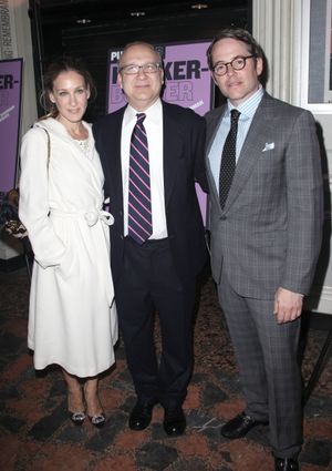 Sarah Jessica Parker, Brother Pippin Parker & Matthew Broderick attending the Opening Night Public LAB Production of 'KnickerBocker' at the Public Theater in New York City. @ BroadwayWorld Sarah Jessica Parker, Brother Pippin Parker & Matthew Broderick attending the Opening Photo
