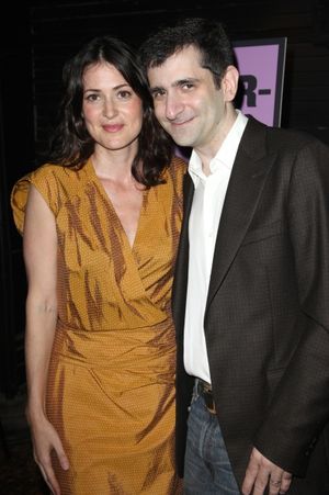 Jonathan Marc Sherman & wife attending the Opening Night Public LAB Production of 'KnickerBocker' at the Public Theater in New York City. @ BroadwayWorld Jonathan Marc Sherman & wife attending the Opening Night Public LAB Production of 'Kn Photo